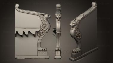 Carved furniture and interior items (CARVDM_0018) 3D model for CNC machine